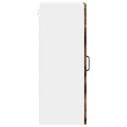 vidaXL Meuble de cuisine chêne fumé 30 x 31 x 80 cm bois d'ingénierie