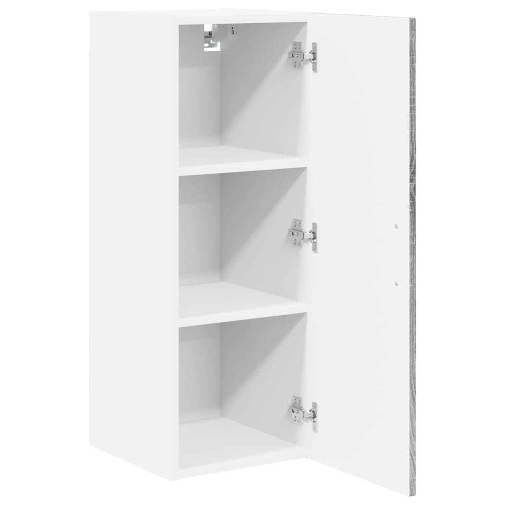 vidaXL Meuble de cuisine 2 pcs Sonoma gris 30 x 31 x 80 cm Bois d'ingénierie