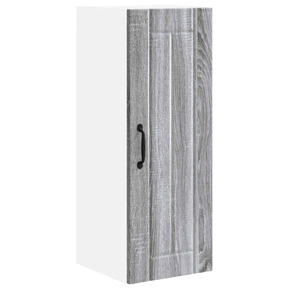 vidaXL Meuble de cuisine 2 pcs Sonoma gris 30 x 31 x 80 cm Bois d'ingénierie