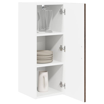 vidaXL Meuble de cuisine 2 pcs marron aspect chêne 30 x 31 x 80 cm