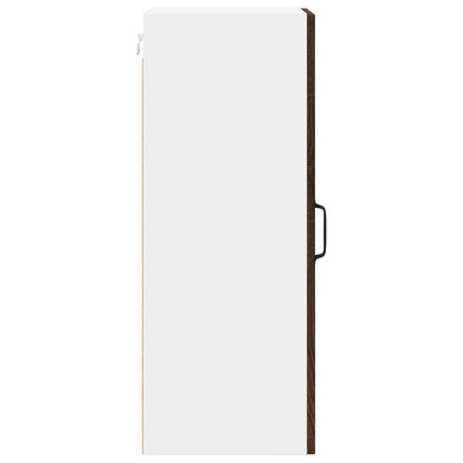vidaXL Meuble de cuisine 2 pcs marron aspect chêne 30 x 31 x 80 cm