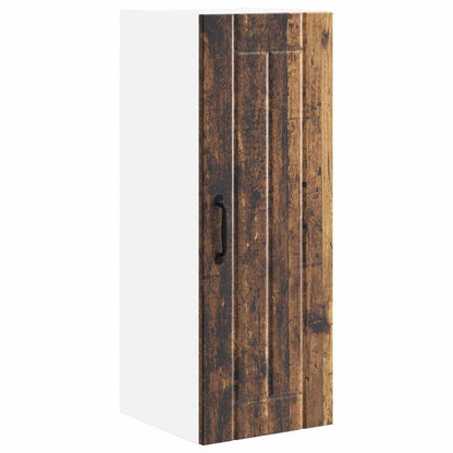 vidaXL Küchenschrank 2 pcs Altholz 30 x 31 x 80 cm Holzwerkstoff