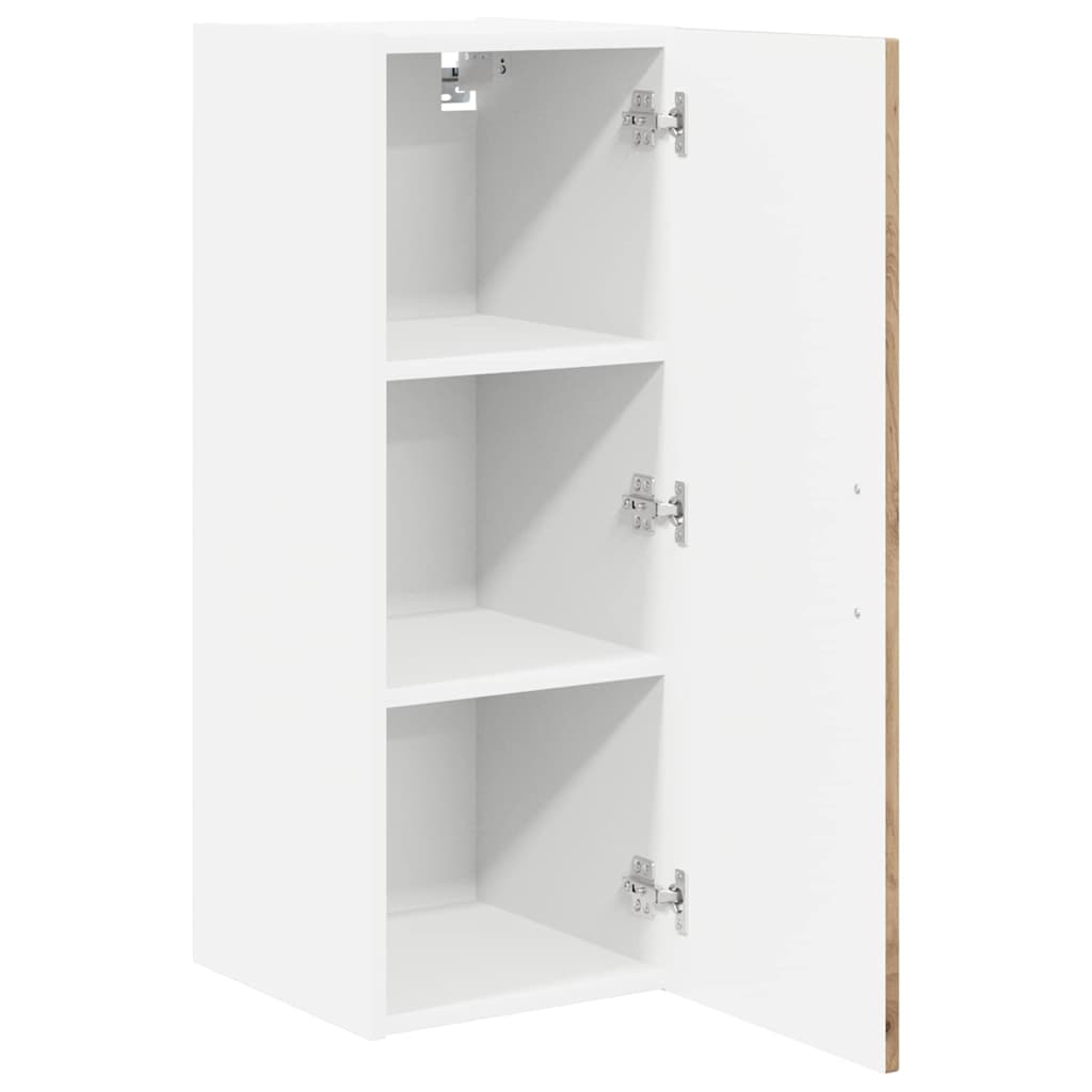 vidaXL Meuble haut de cuisine 2 pcs Chêne artisan 30 x 31 x 80 cm Bois d'ingénierie