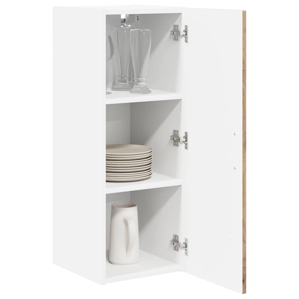 vidaXL Meuble haut de cuisine 2 pcs Chêne artisan 30 x 31 x 80 cm Bois d'ingénierie