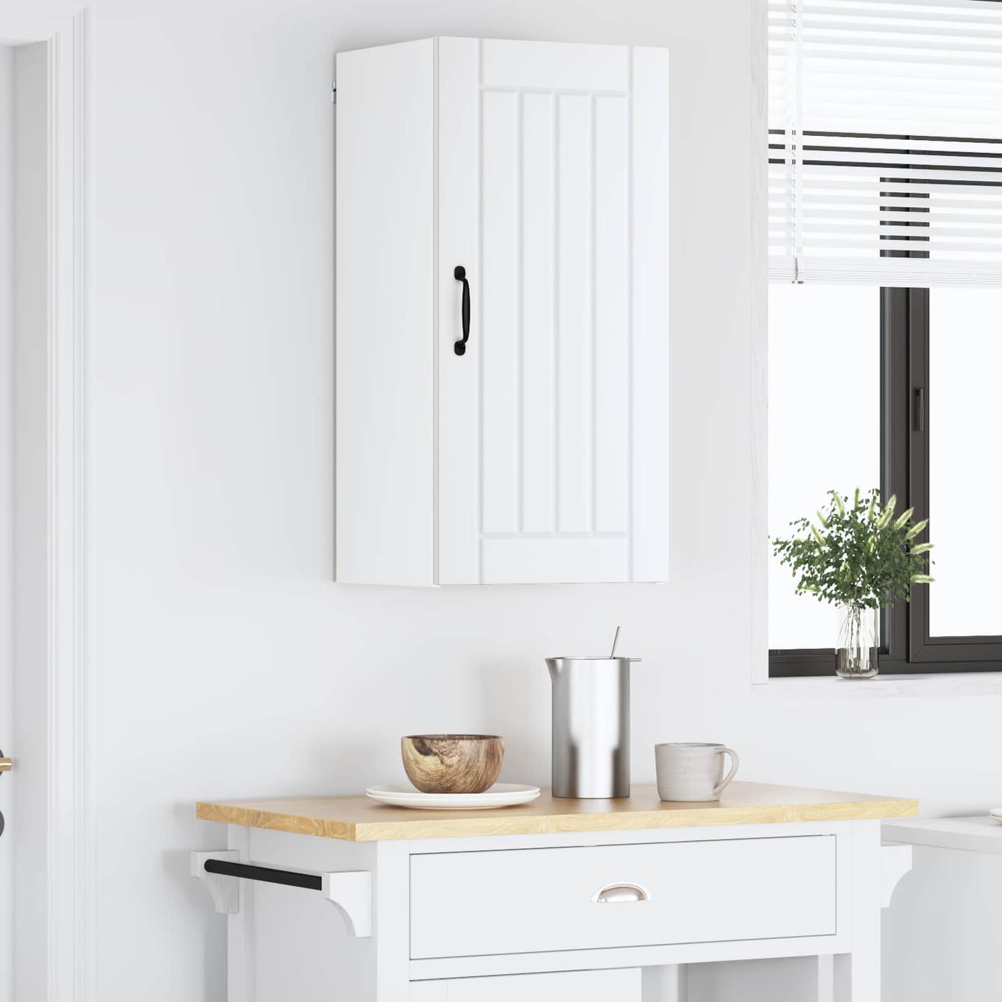 vidaXL Küchenschrank Weiß 40 x 31 x 80 cm Holzwerkstoff