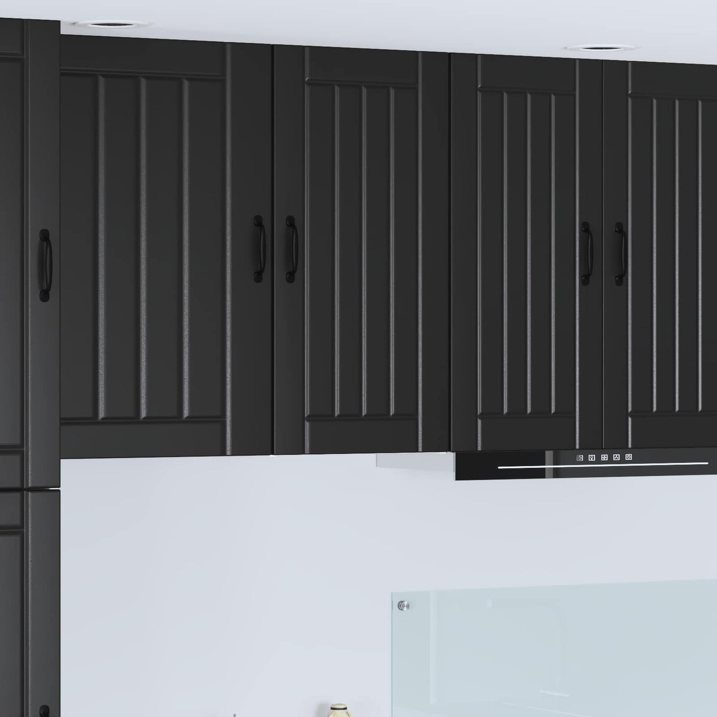 vidaXL Küchenschrank Schwarz 40 x 31 x 80 cm Holzwerkstoff