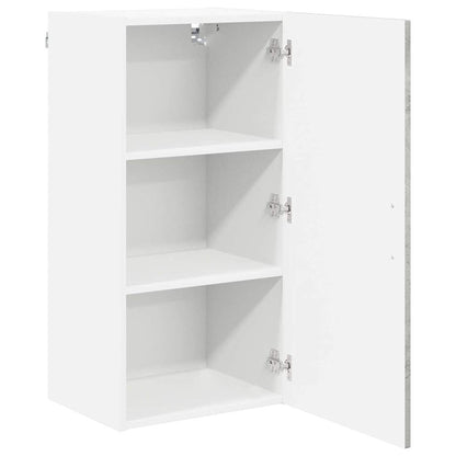 vidaXL Meuble haut de cuisine gris béton 40 x 31 x 80 cm, bois d'ingénierie