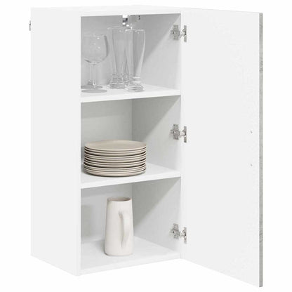vidaXL Meuble haut de cuisine gris béton 40 x 31 x 80 cm, bois d'ingénierie