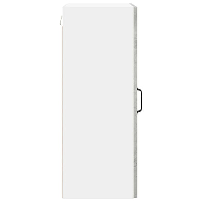 vidaXL Meuble haut de cuisine gris béton 40 x 31 x 80 cm, bois d'ingénierie