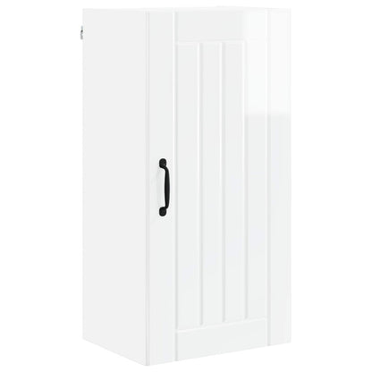vidaXL Meuble Haut Cuisine Blanc Brillant 40 x 31 x 80 cm Bois d'ingénierie