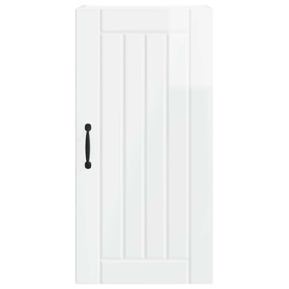 vidaXL Meuble Haut Cuisine Blanc Brillant 40 x 31 x 80 cm Bois d'ingénierie