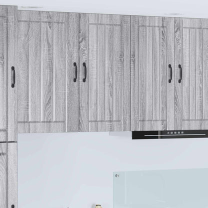 vidaXL Armoire de cuisine Gris Sonoma 40 x 31 x 80 cm Bois d'ingénierie