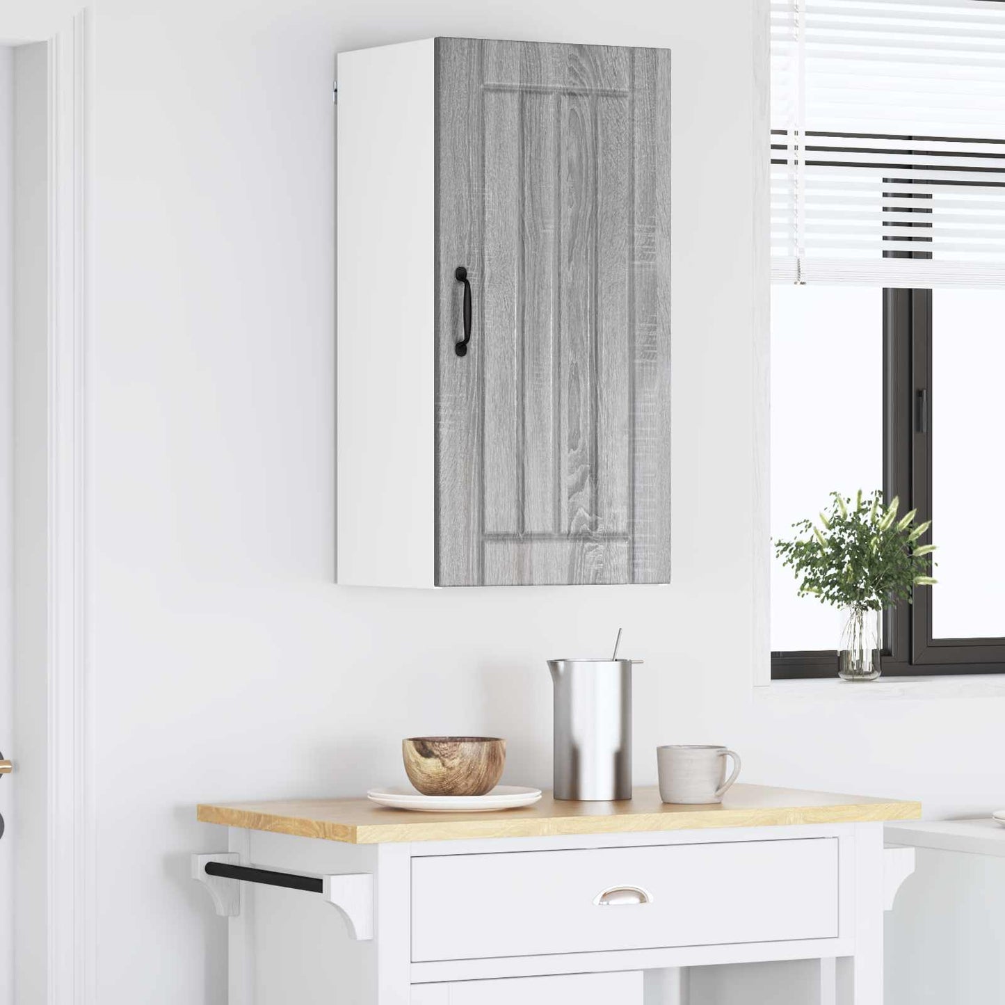vidaXL Armoire de cuisine Gris Sonoma 40 x 31 x 80 cm Bois d'ingénierie