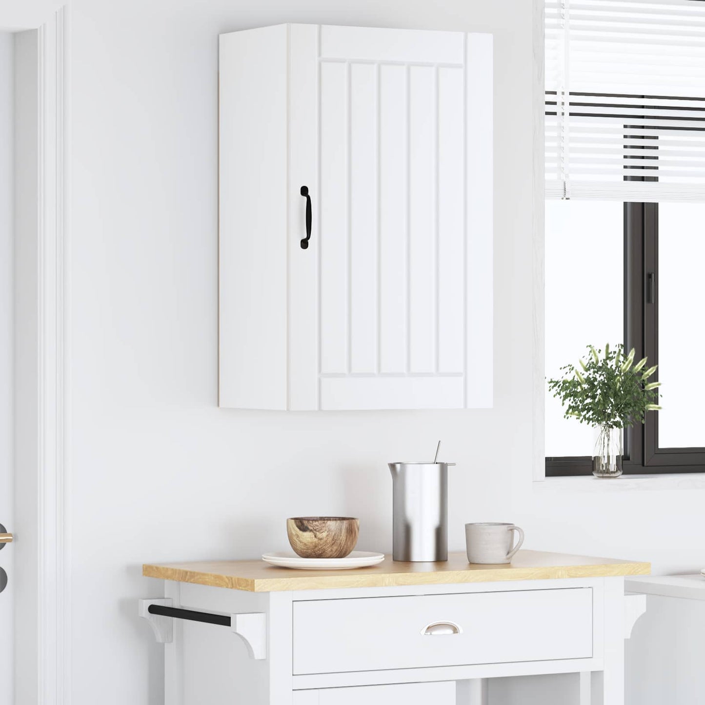 vidaXL Meuble de cuisine blanc 50 x 31 x 80 cm en bois d'ingénierie