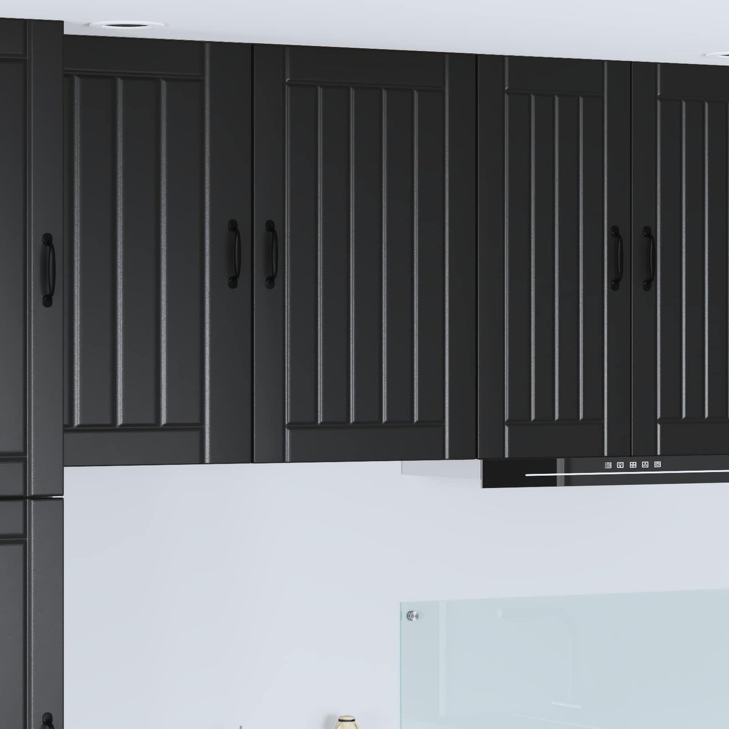 vidaXL Meuble de cuisine noir 50 x 31 x 80 cm en bois d'ingénierie
