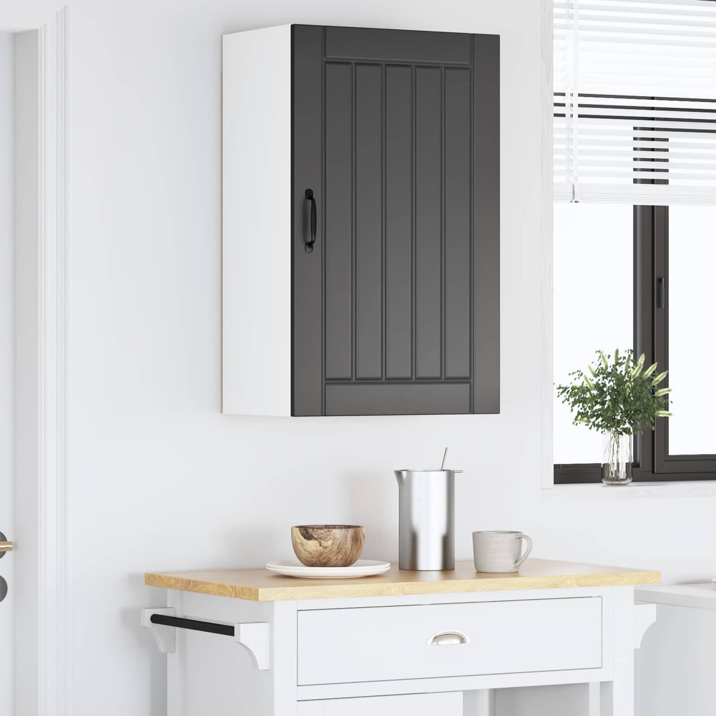 vidaXL Meuble de cuisine noir 50 x 31 x 80 cm en bois d'ingénierie