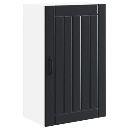 vidaXL Meuble de cuisine noir 50 x 31 x 80 cm en bois d'ingénierie