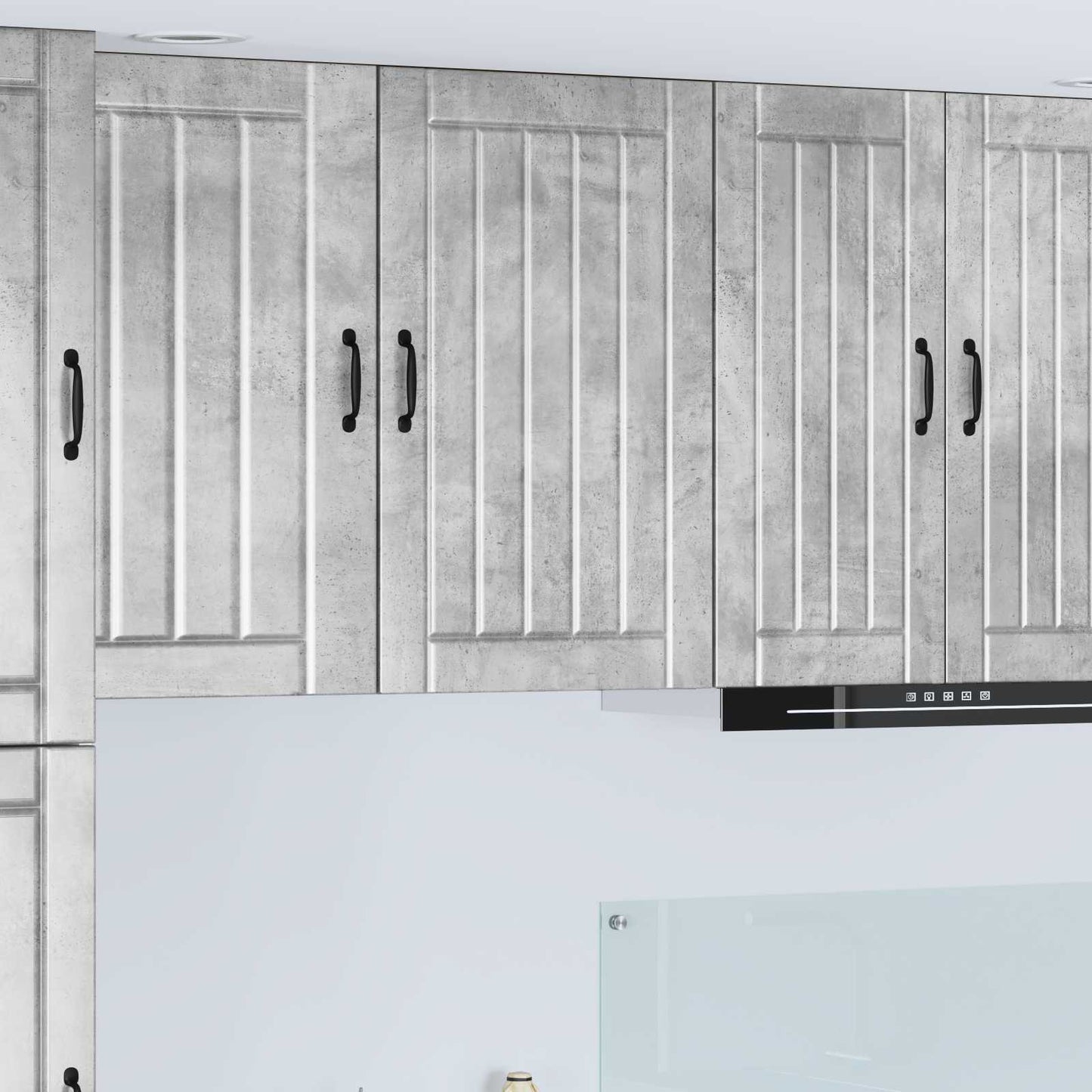 vidaXL Meuble de cuisine gris béton 50 x 31 x 80 cm, en bois d'ingénierie