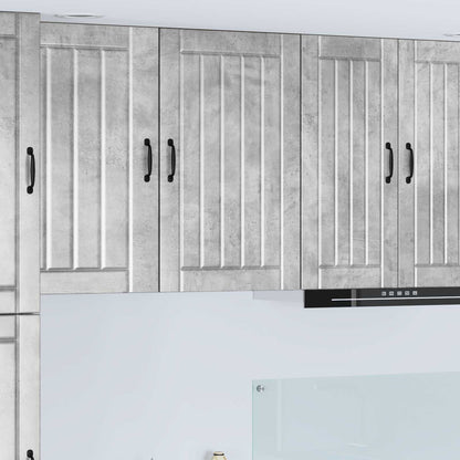 vidaXL Meuble de cuisine gris béton 50 x 31 x 80 cm, en bois d'ingénierie