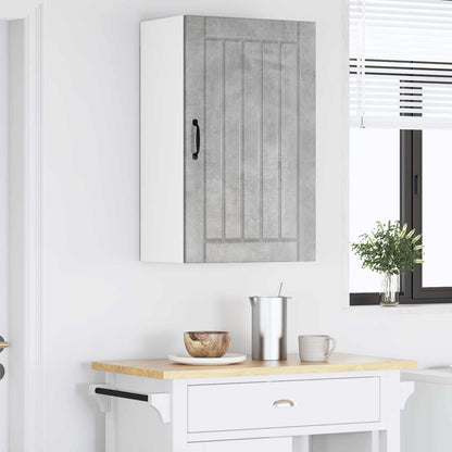 vidaXL Meuble de cuisine gris béton 50 x 31 x 80 cm, en bois d'ingénierie