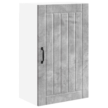 vidaXL Meuble de cuisine gris béton 50 x 31 x 80 cm, en bois d'ingénierie