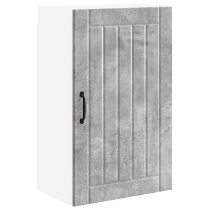 vidaXL Meuble de cuisine gris béton 50 x 31 x 80 cm, en bois d'ingénierie