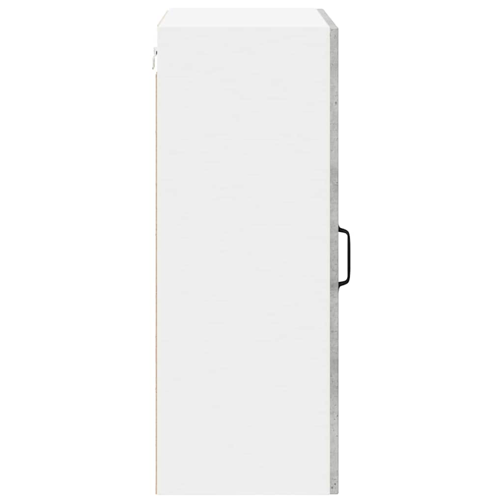 vidaXL Meuble de cuisine gris béton 50 x 31 x 80 cm, en bois d'ingénierie