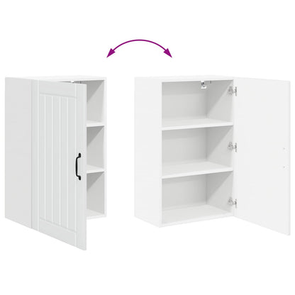 vidaXL Küchenschrank Hochglanz Weiß 50 x 31 x 80 cm Holzwerkstoff