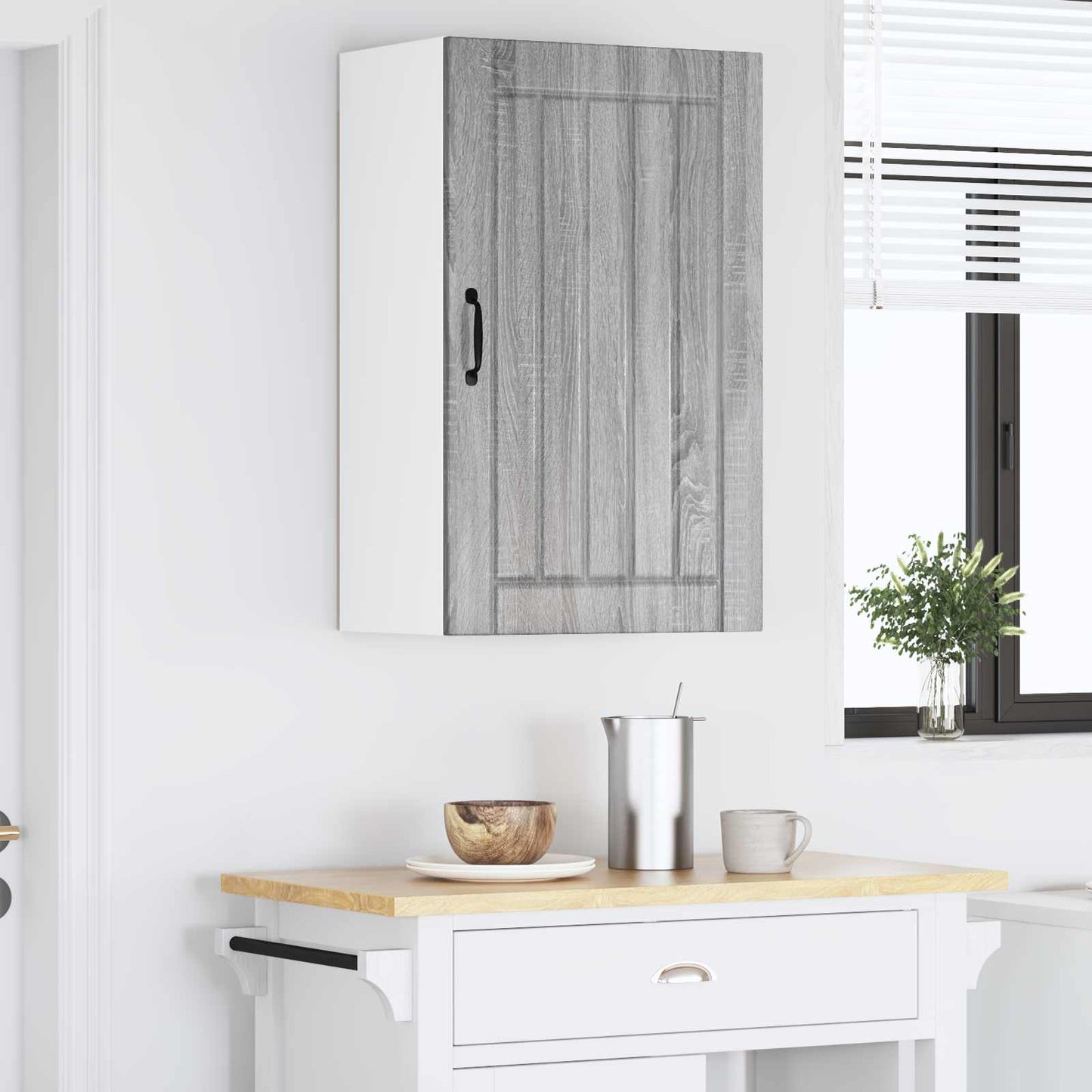 vidaXL Küchenschrank Graues Sonoma 50 x 31 x 80 cm Holzwerkstoff