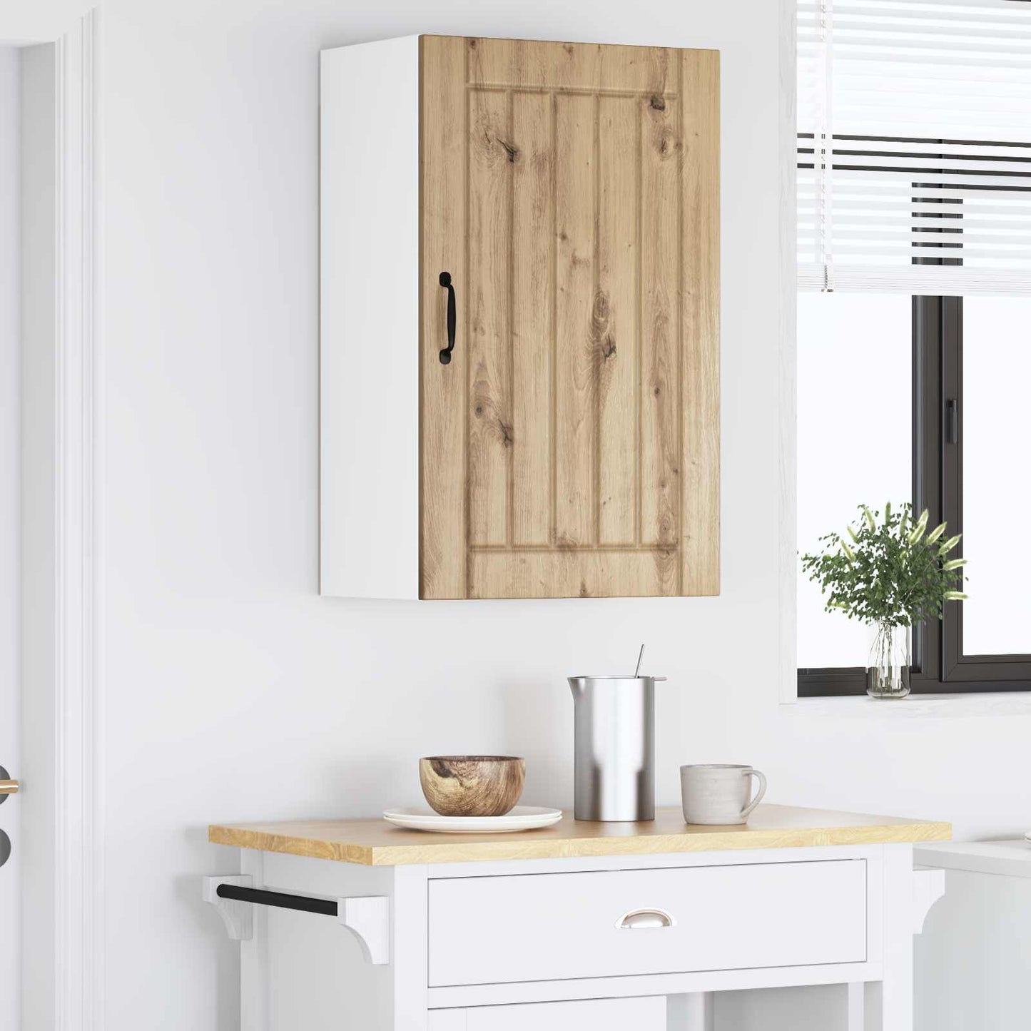 vidaXL Küchenschrank Artisan-Eiche 50 x 31 x 80 cm Holzwerkstoff