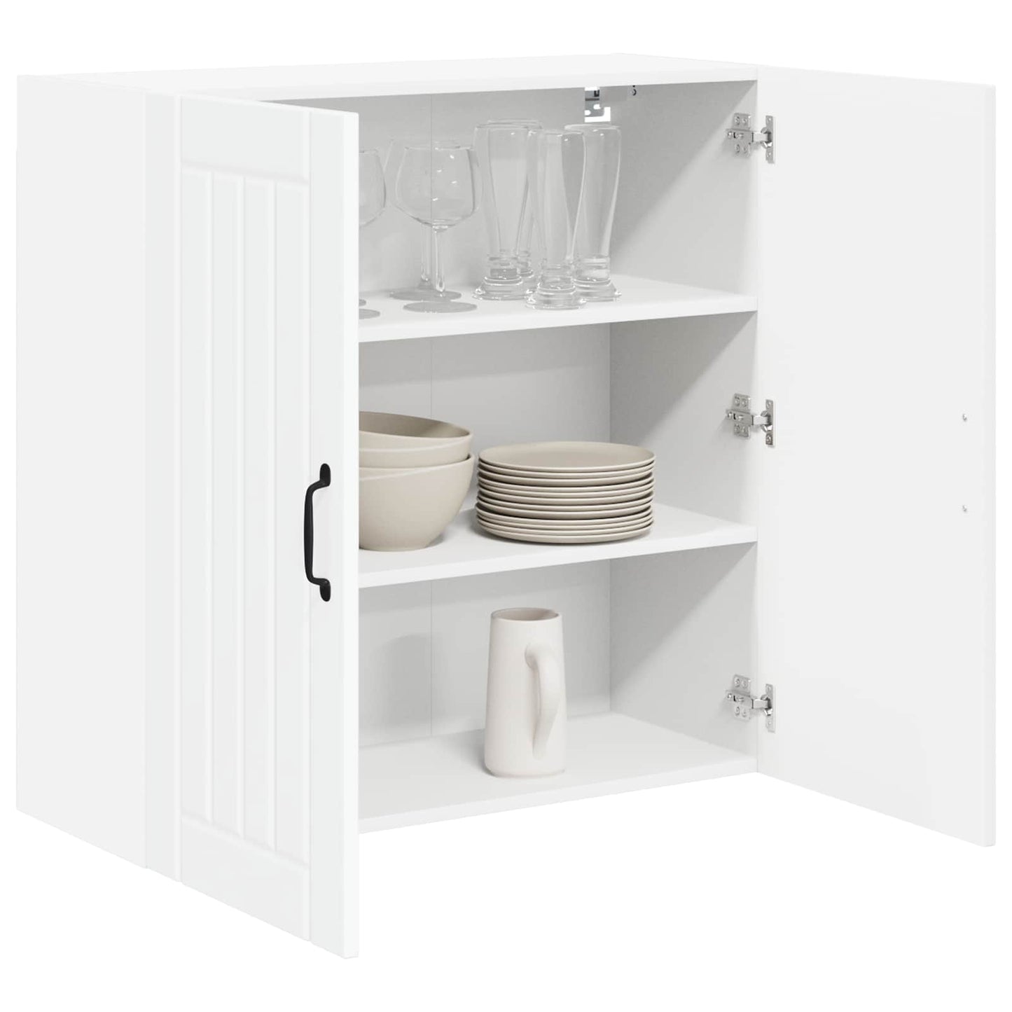 vidaXL Küchenschrank Weiß 80 x 31 x 80 cm Holzwerkstoff