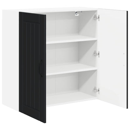 Küchenschrank Schwarz 80 x 31 x 80 cm Holzwerkstoff