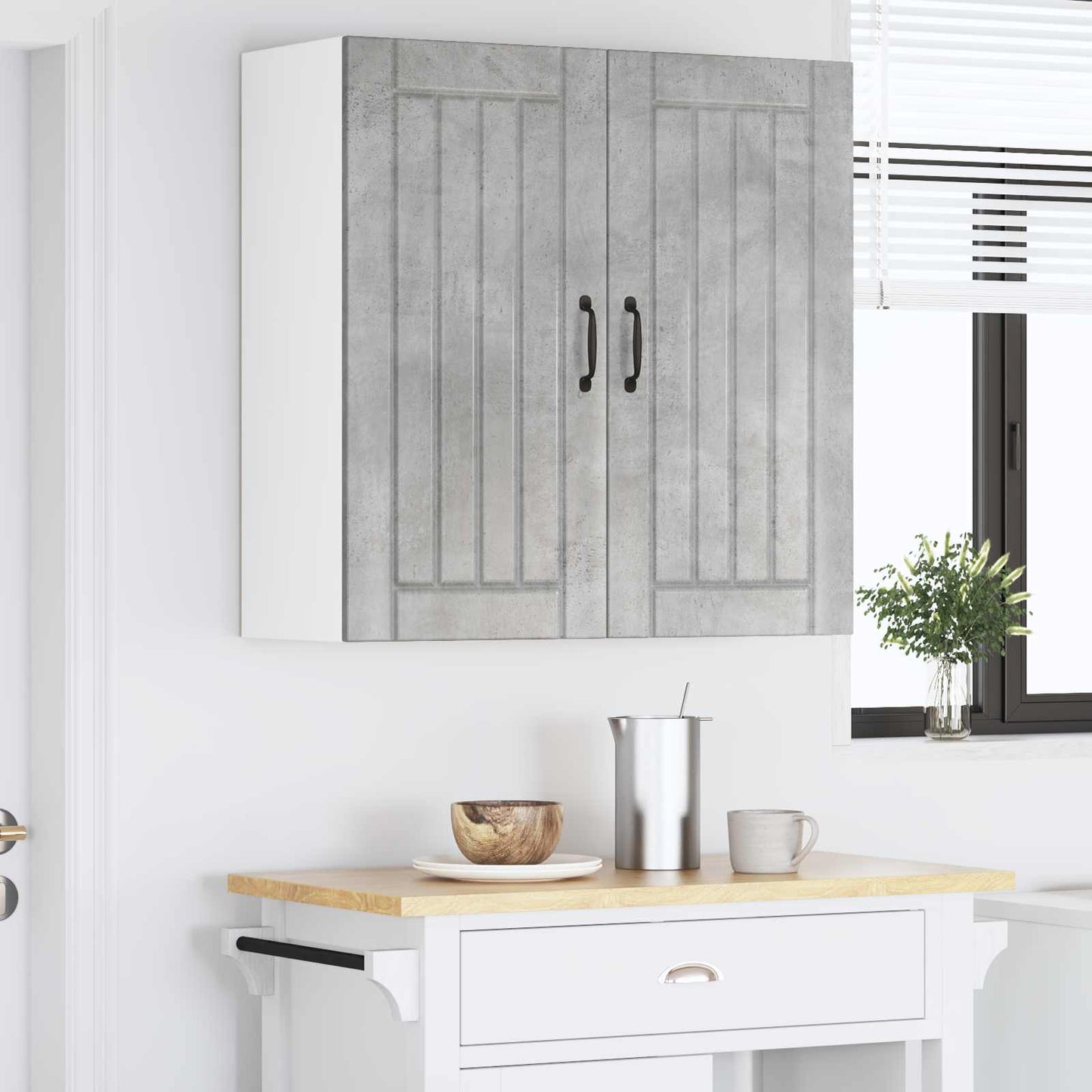 vidaXL Küchenschrank Beton Grau 80 x 31 x 80 cm Holzwerkstoff