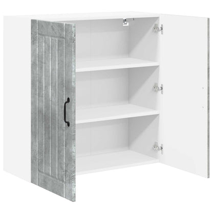 vidaXL Küchenschrank Beton Grau 80 x 31 x 80 cm Holzwerkstoff
