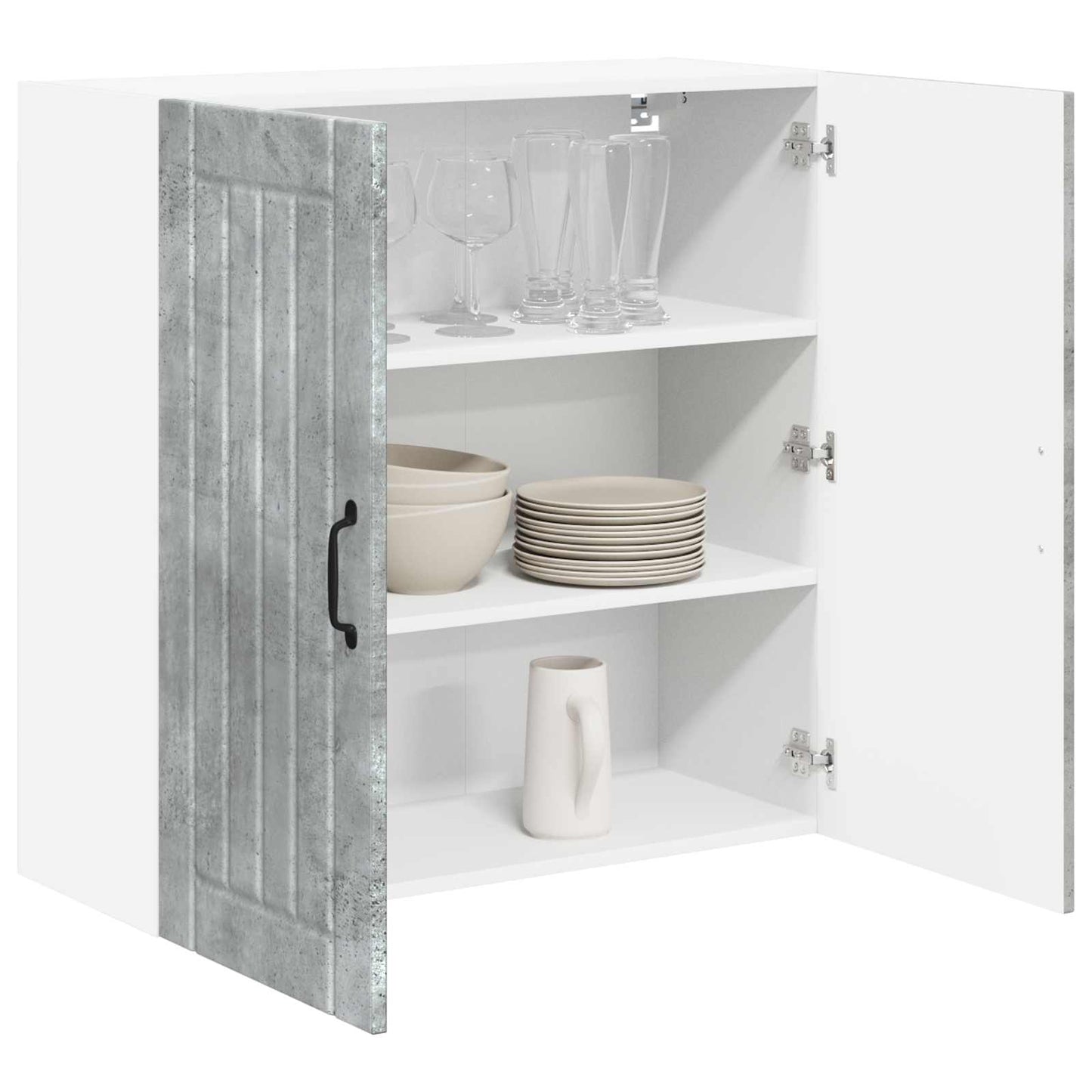 vidaXL Küchenschrank Beton Grau 80 x 31 x 80 cm Holzwerkstoff