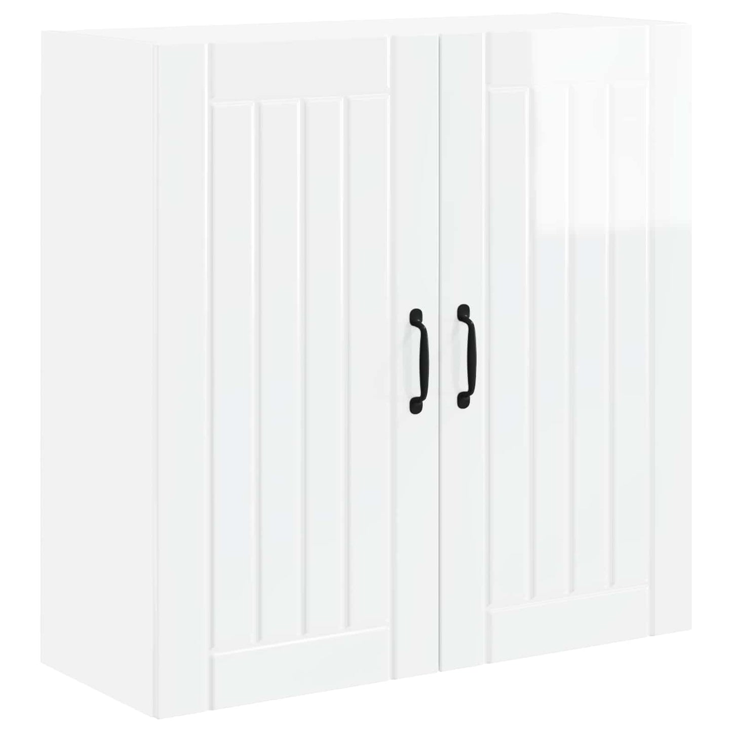 vidaXL Küchenschrank Hochglanz Weiß 80 x 31 x 80 cm Holzwerkstoff