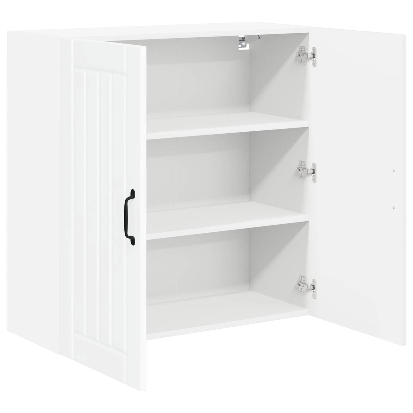 vidaXL Küchenschrank Hochglanz Weiß 80 x 31 x 80 cm Holzwerkstoff