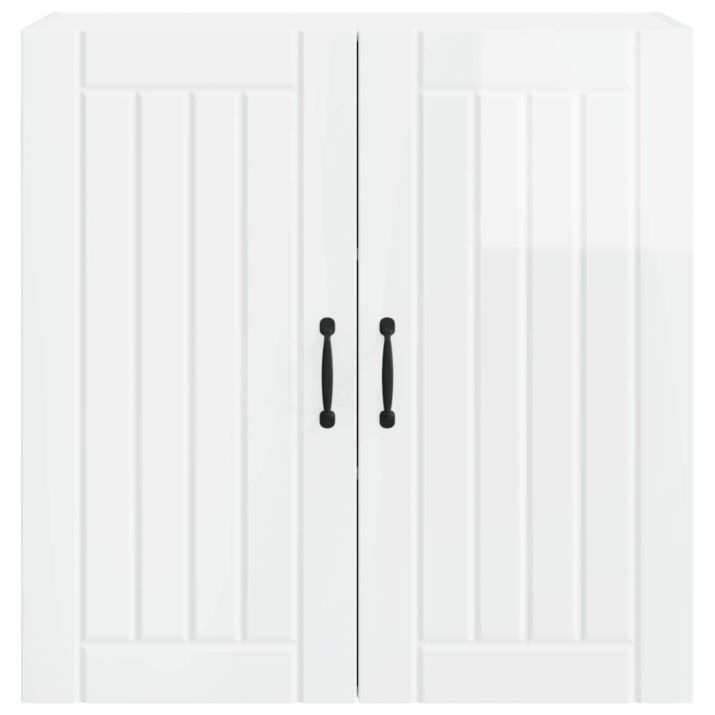 vidaXL Küchenschrank Hochglanz Weiß 80 x 31 x 80 cm Holzwerkstoff