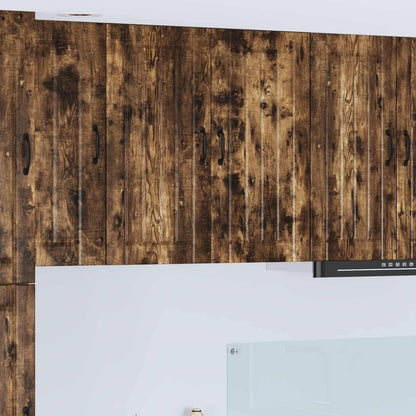 vidaXL Küchenschrank Geräucherte Eiche 80 x 31 x 80 cm Holzwerkstoff