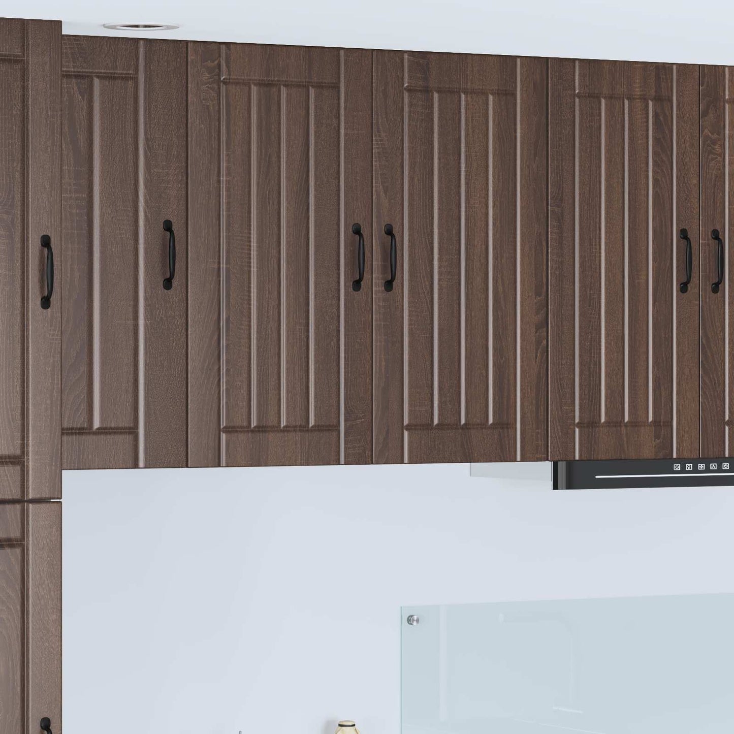 vidaXL Küchenschrank Braun Eichen-Optik 80 x 31 x 80 cm Holzwerkstoff