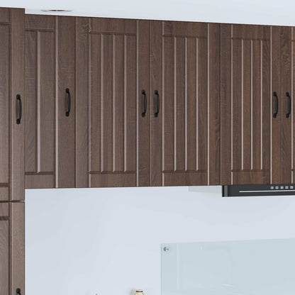 vidaXL Küchenschrank Braun Eichen-Optik 80 x 31 x 80 cm Holzwerkstoff