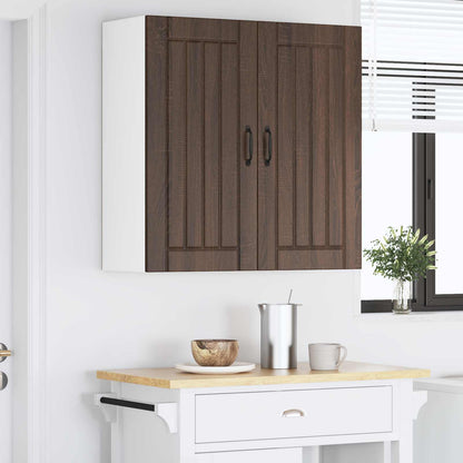 vidaXL Küchenschrank Braun Eichen-Optik 80 x 31 x 80 cm Holzwerkstoff