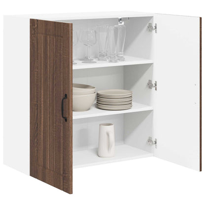 vidaXL Küchenschrank Braun Eichen-Optik 80 x 31 x 80 cm Holzwerkstoff