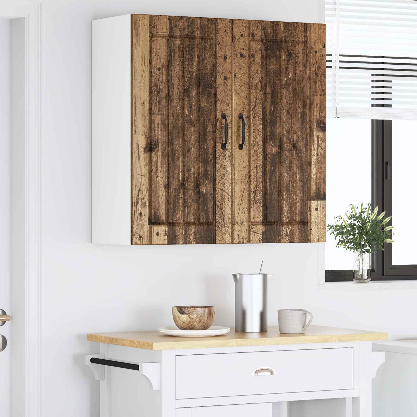 vidaXL Küchenschrank Altholz 80 x 31 x 80 cm Holzwerkstoff