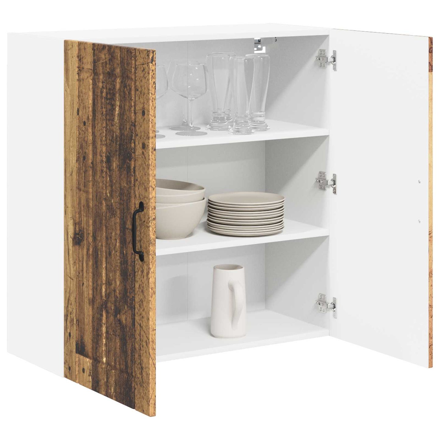 vidaXL Küchenschrank Altholz 80 x 31 x 80 cm Holzwerkstoff