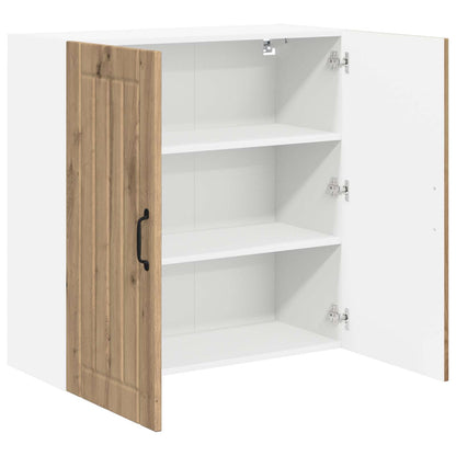 vidaXL Küchenschrank Artisan-Eiche 80 x 31 x 80 cm Holzwerkstoff