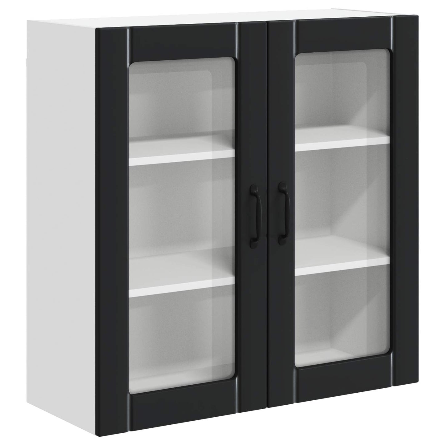 vidaXL Küchenschrank Schwarz 80 x 31 x 80 cm Holzwerkstoff