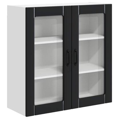 vidaXL Küchenschrank Schwarz 80 x 31 x 80 cm Holzwerkstoff