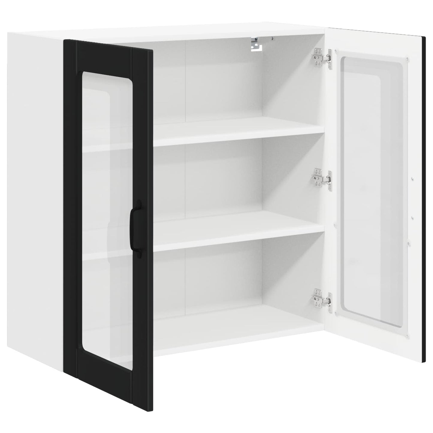 vidaXL Küchenschrank Schwarz 80 x 31 x 80 cm Holzwerkstoff