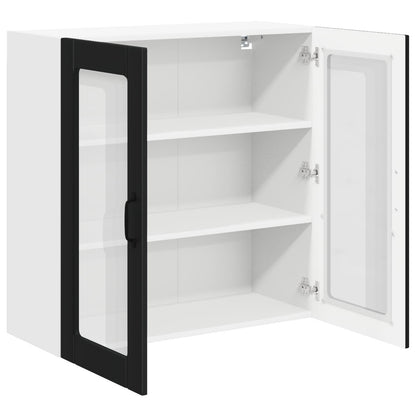 vidaXL Küchenschrank Schwarz 80 x 31 x 80 cm Holzwerkstoff